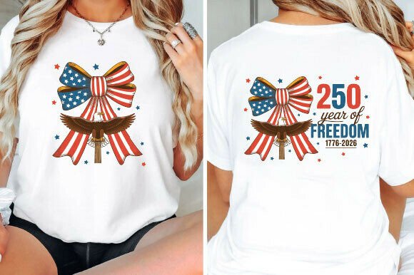 250 Years of Freedom PNG: Your Next American Shirt Design