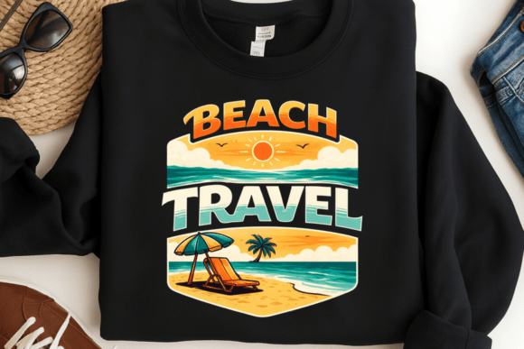 Beach Travel Sunset PNG: Your Tropical Vacation Vibe Design Asset