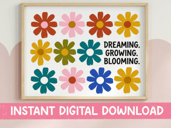 Dreaming Growing Blooming SVG: A Design Asset for Vibrant Projects