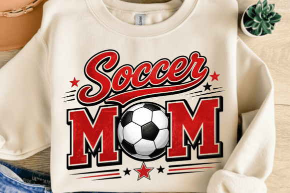 Game Day Ready: The Soccer Mom Sport Design PNG