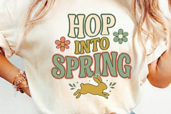 Hop into Spring: A Retro Design for Seasonal Creativity