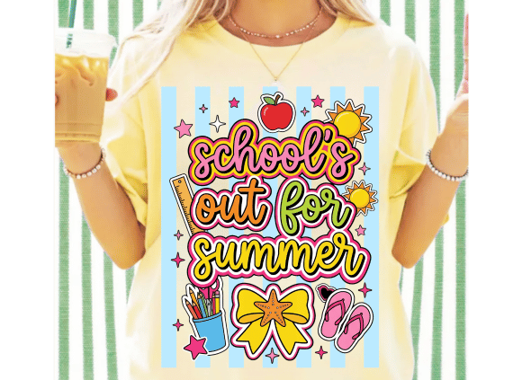 Unlock Summer Vibes with School Out for Summer PNG